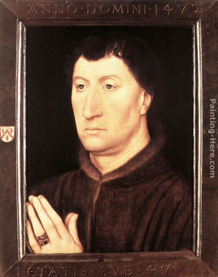 Hans Memling Portrait of Gilles Joye